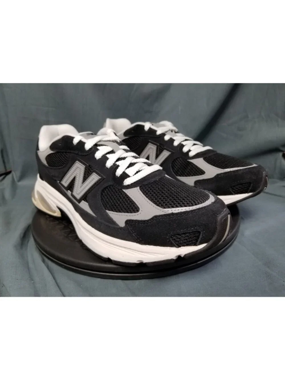 New Balance 2010 Lace Black Grey Sneakers P201062E Kid's Size 2.5 NEW NO BOX!